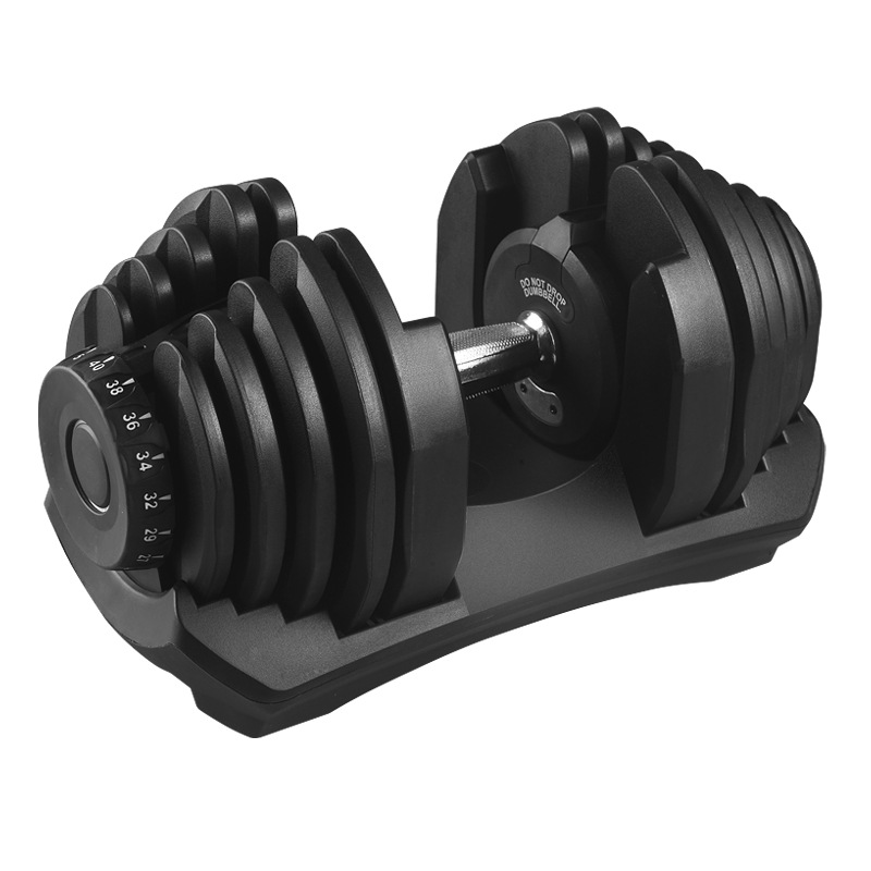 Adjustable Dumbbell Pair 40Kg - Set Dumbbell Gym Beban Bebas, Peralatan