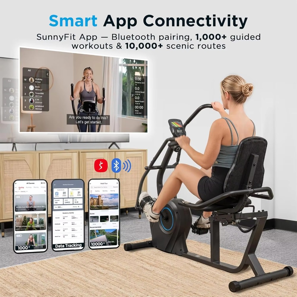 Exercise Bike Magnetic Resistance - Sepeda Latihan Rekaman Pintar dengan Cross
