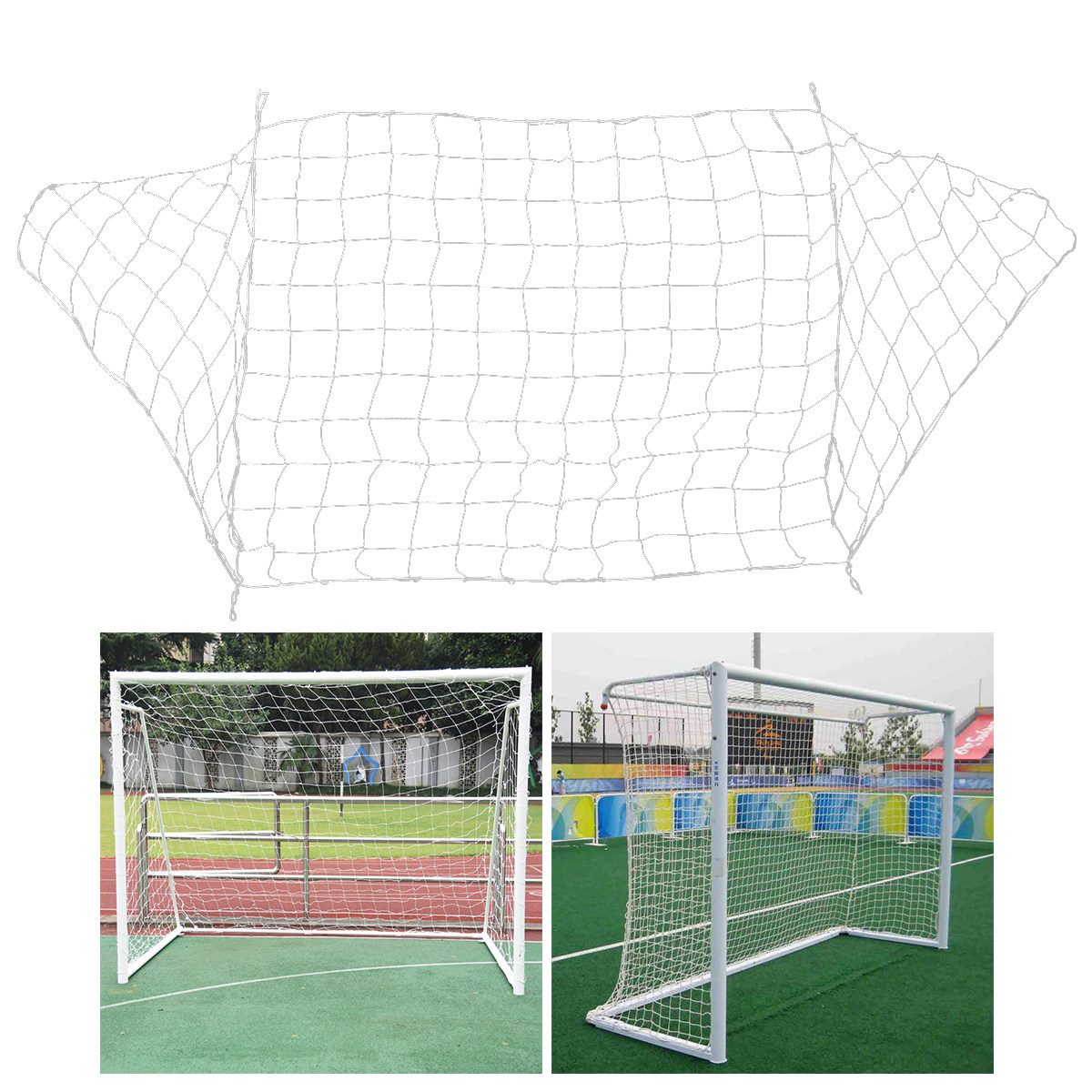Jaring Sepak Bola, Bahan Polip - Team Sports ulasan dan harga