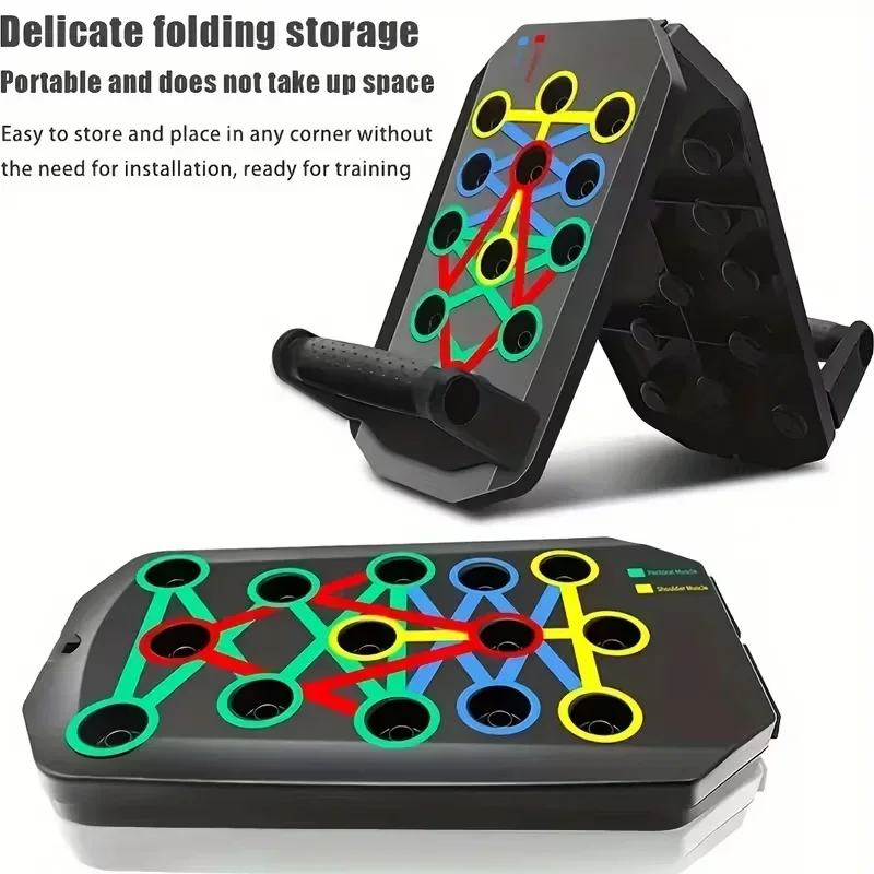 Set Papan Latihan Push-up Port - Push Up Board Foldable Multi Function ulasan dan harga